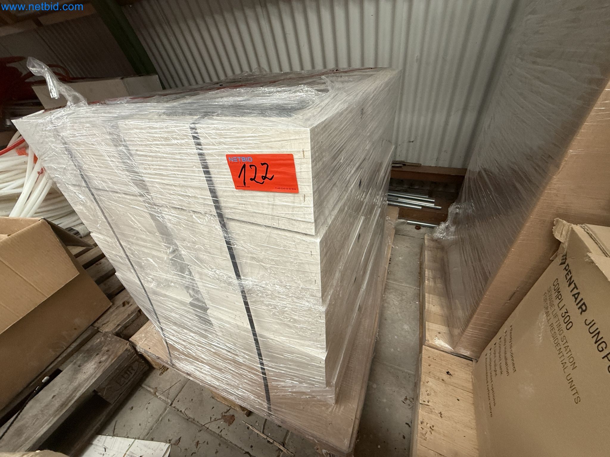 Vehicles and material stocks of a plant construction company-14