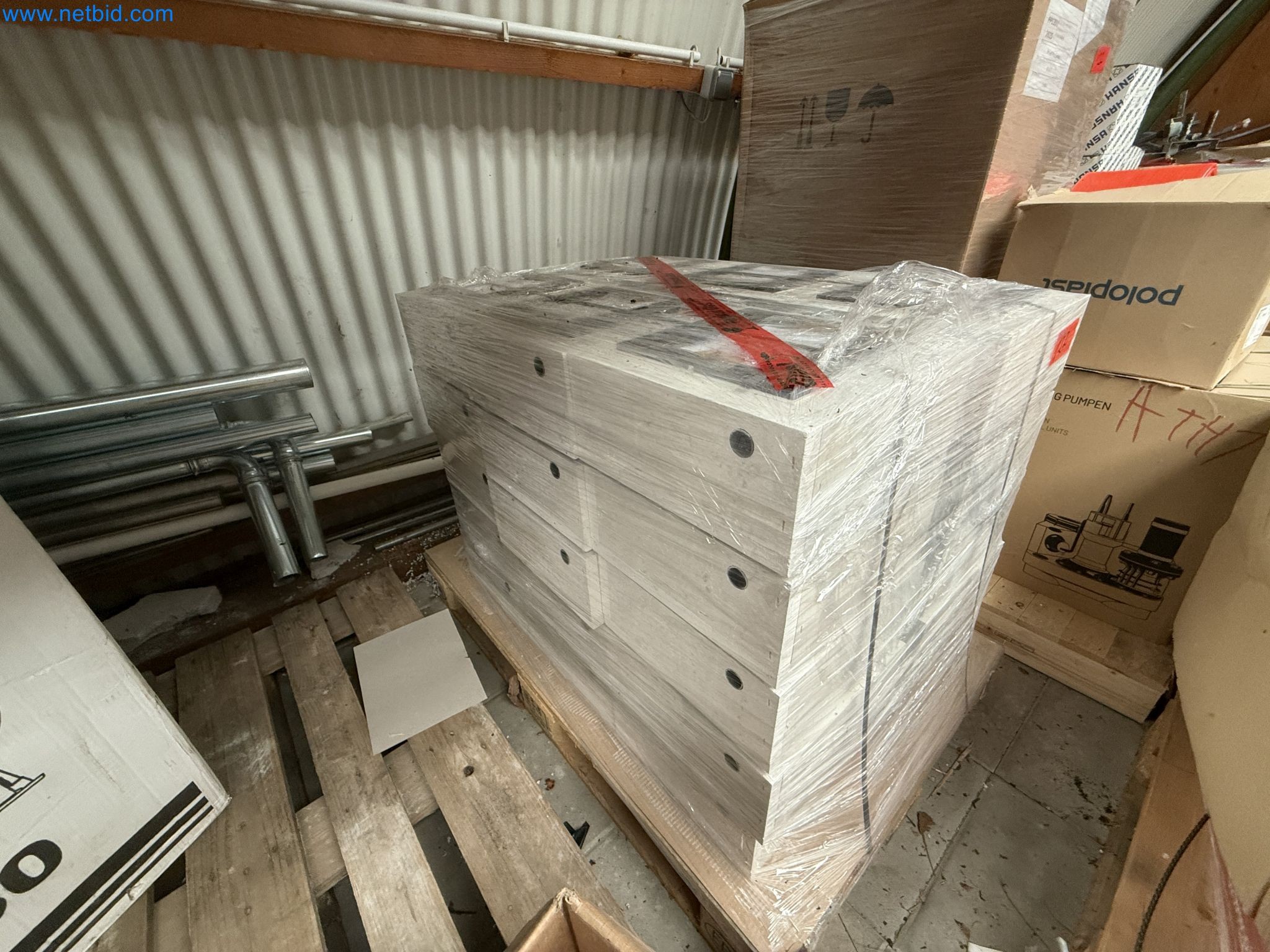 Vehicles and material stocks of a plant construction company-16