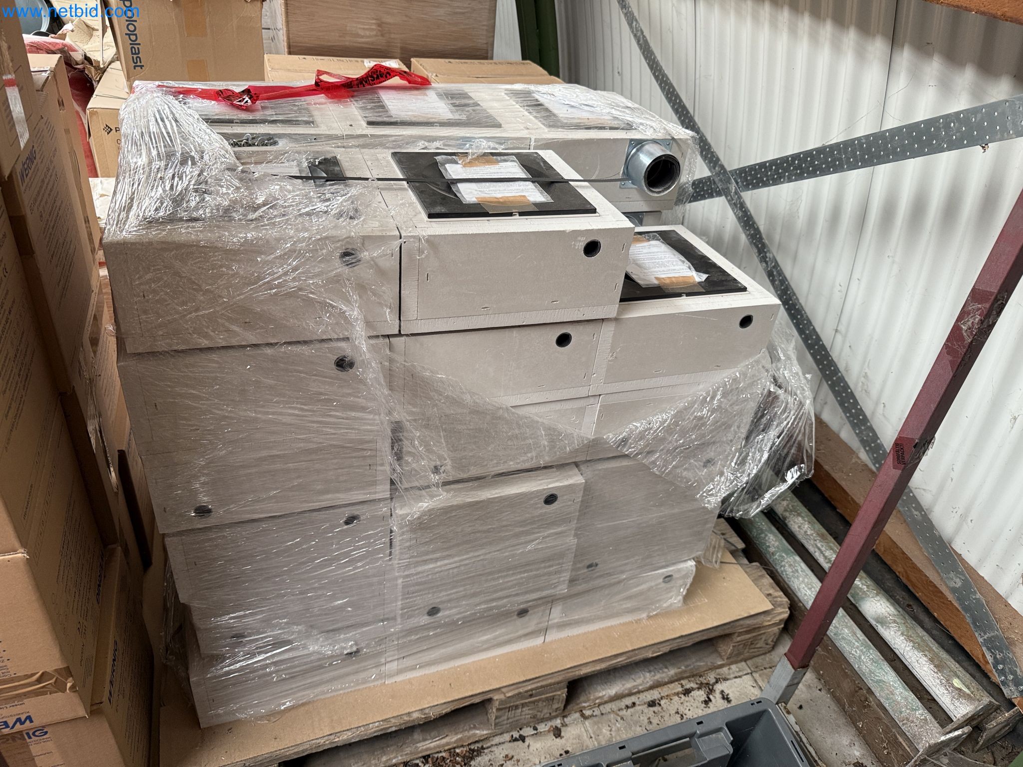 Vehicles and material stocks of a plant construction company-18