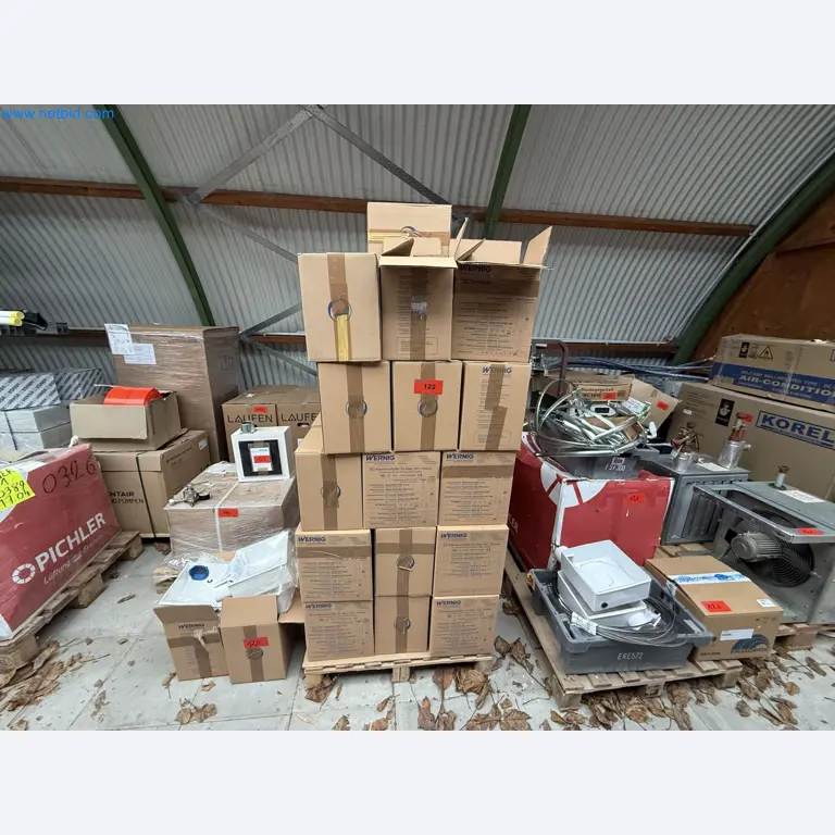 Vehicles and material stocks of a plant construction company-1