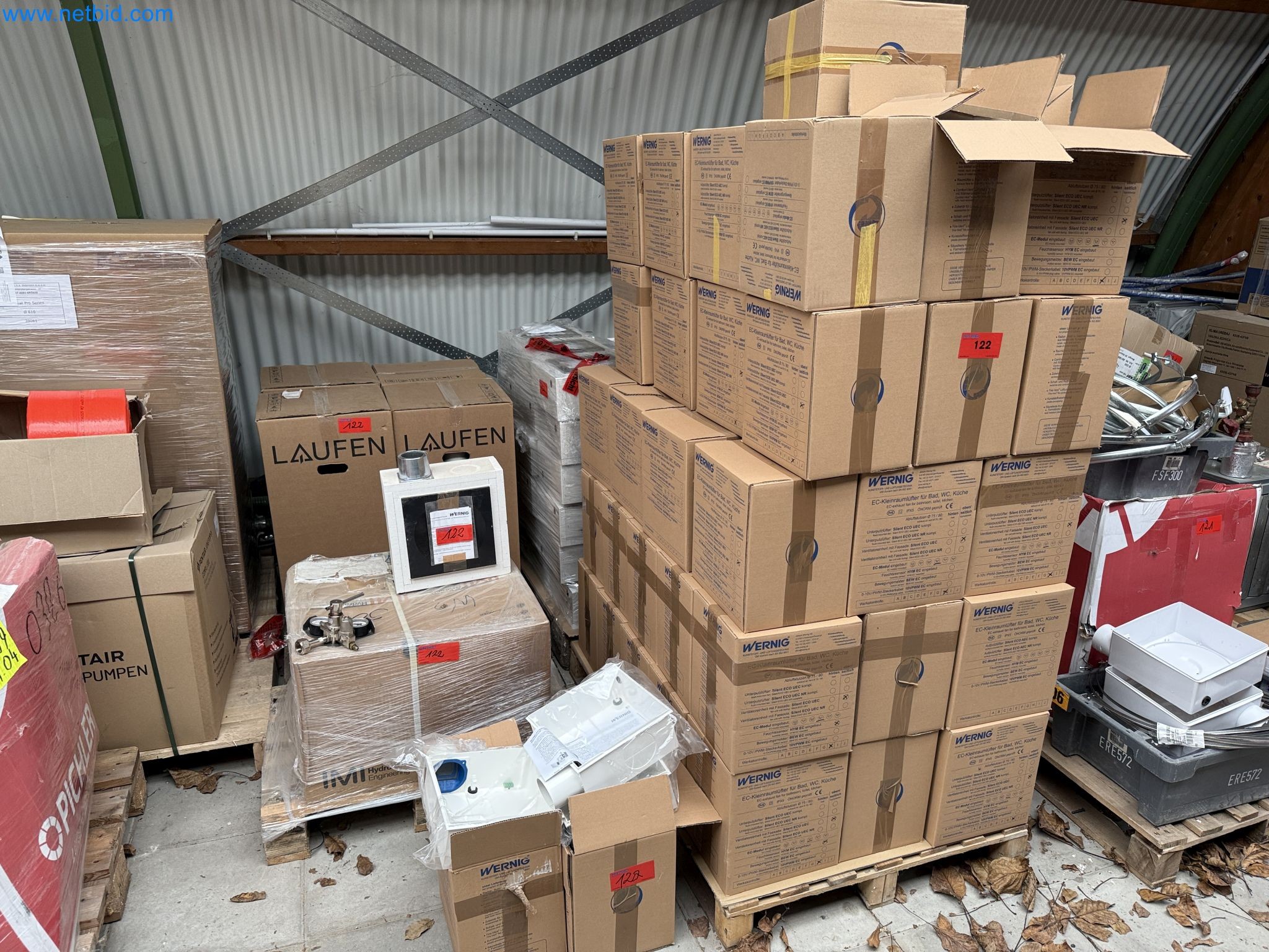 Vehicles and material stocks of a plant construction company-4