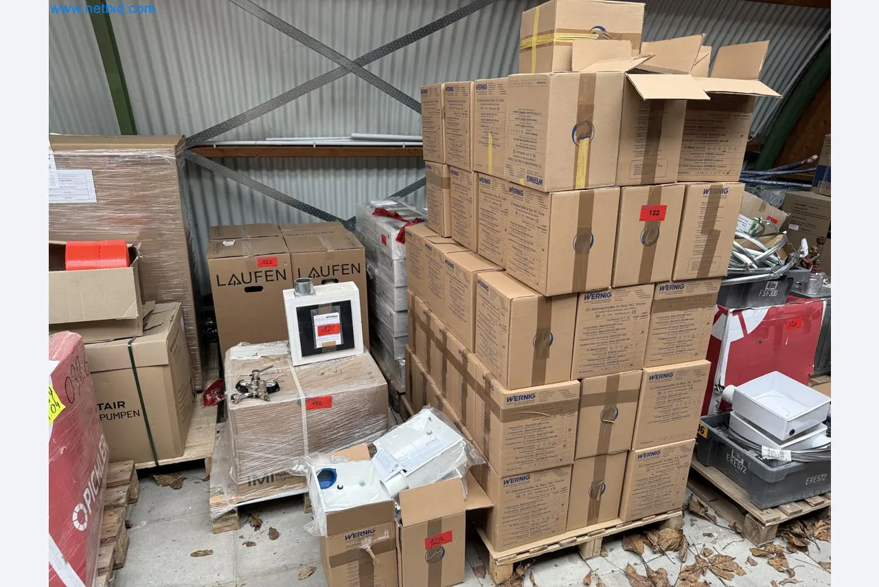 Vehicles and material stocks of a plant construction company-4