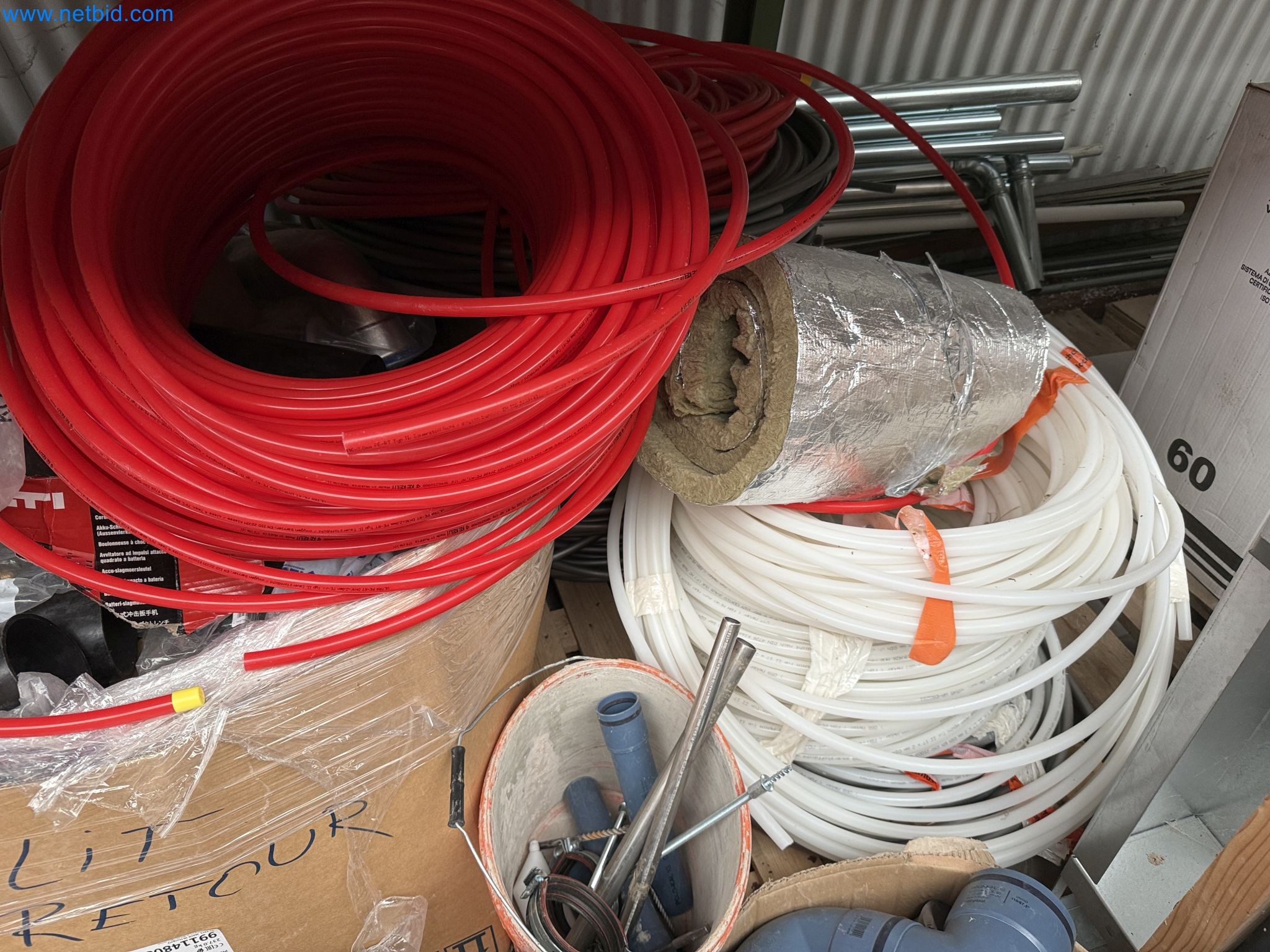 Vehicles and material stocks of a plant construction company-10