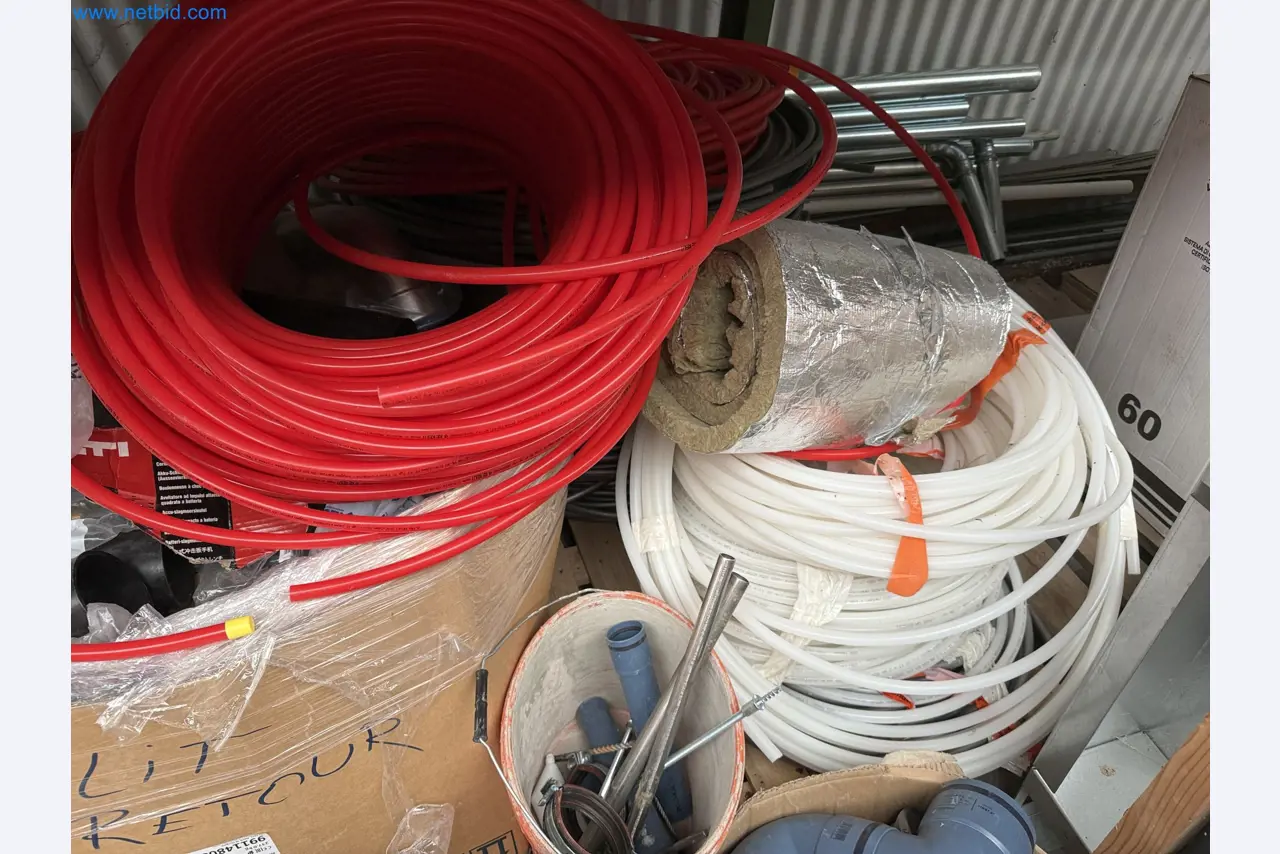 Vehicles and material stocks of a plant construction company-10