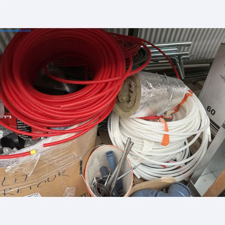 Vehicles and material stocks of a plant construction company-10