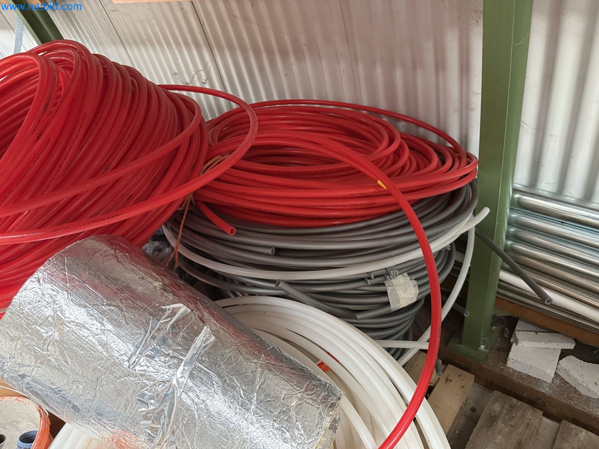 Vehicles and material stocks of a plant construction company-11