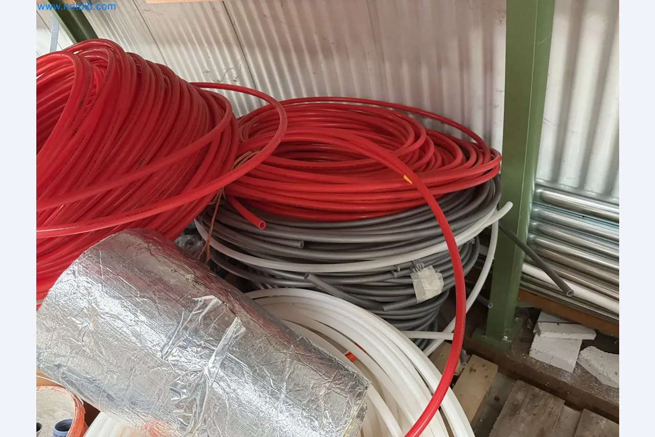 Vehicles and material stocks of a plant construction company-11