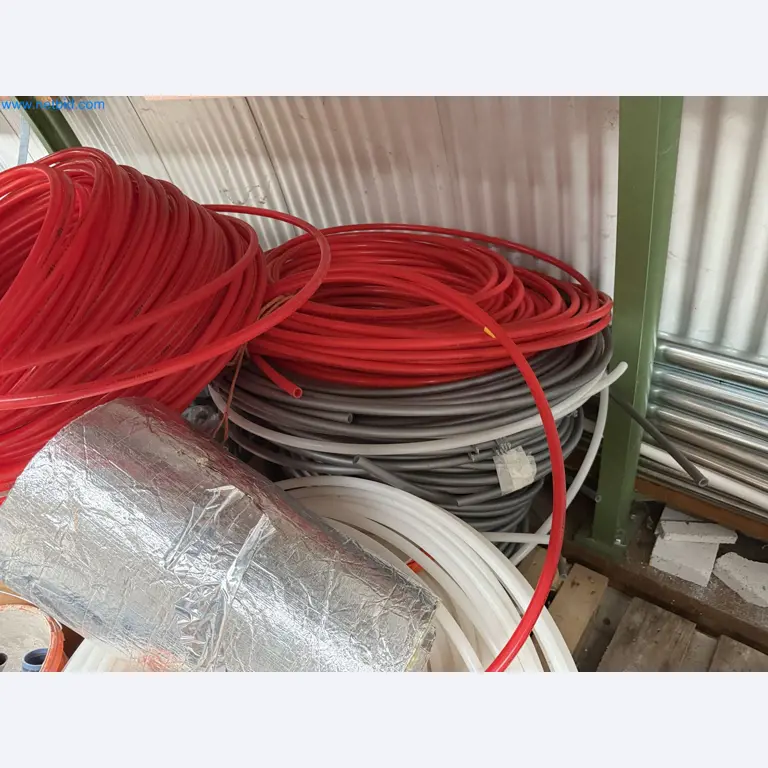 Vehicles and material stocks of a plant construction company-11