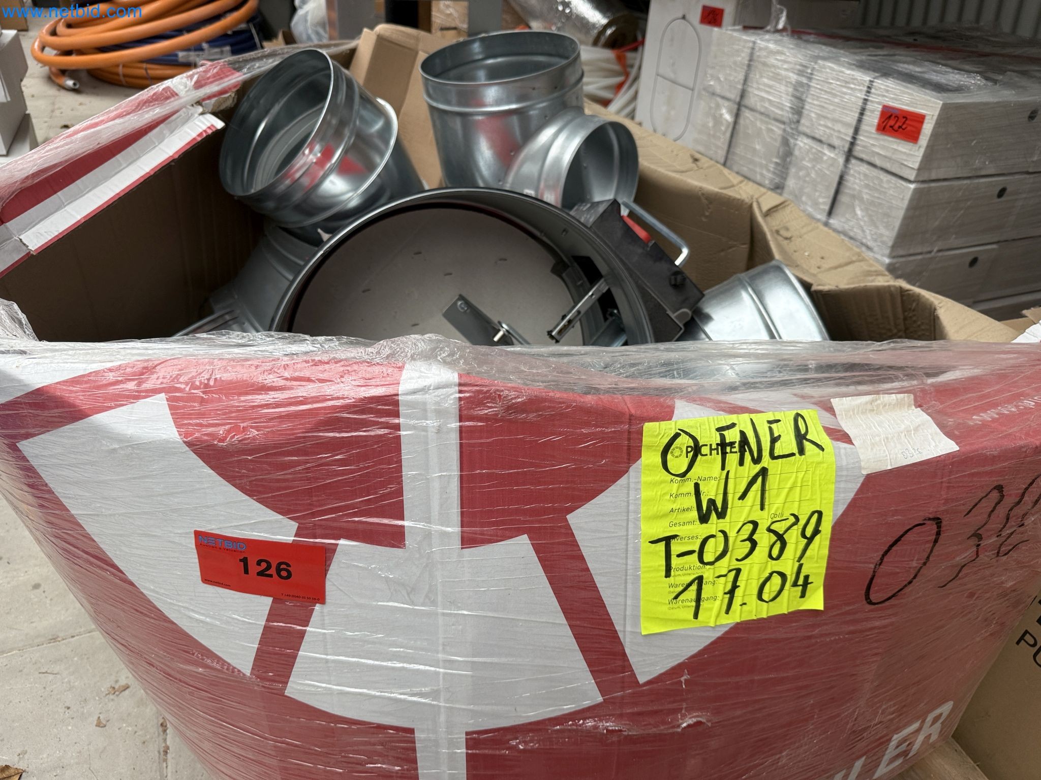 Vehicles and material stocks of a plant construction company-12