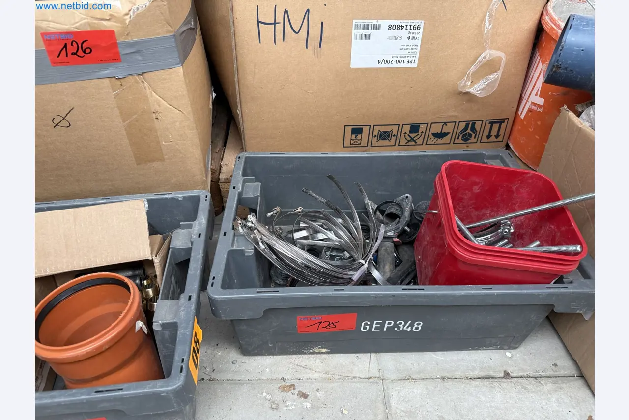 Vehicles and material stocks of a plant construction company-13