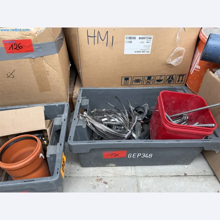 Vehicles and material stocks of a plant construction company-13