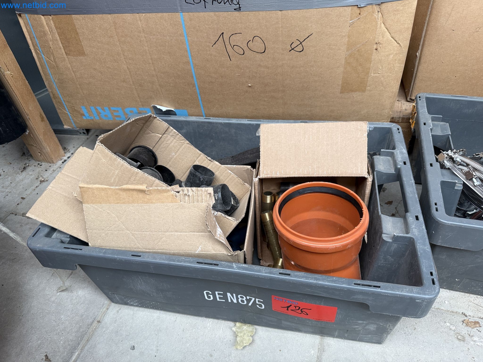 Vehicles and material stocks of a plant construction company-14