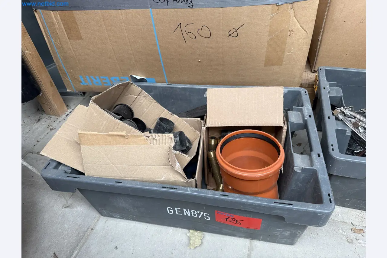 Vehicles and material stocks of a plant construction company-14