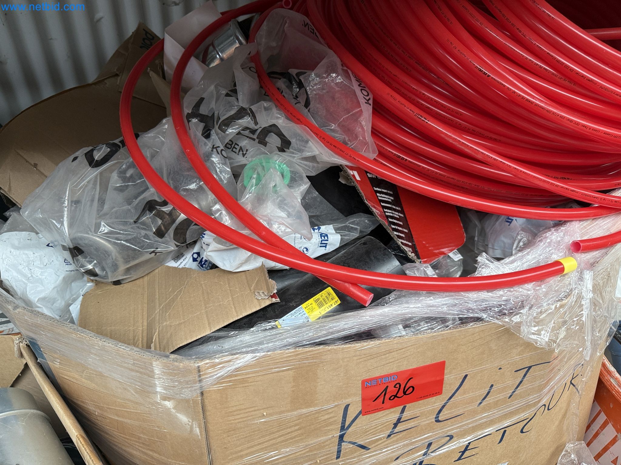 Vehicles and material stocks of a plant construction company-18