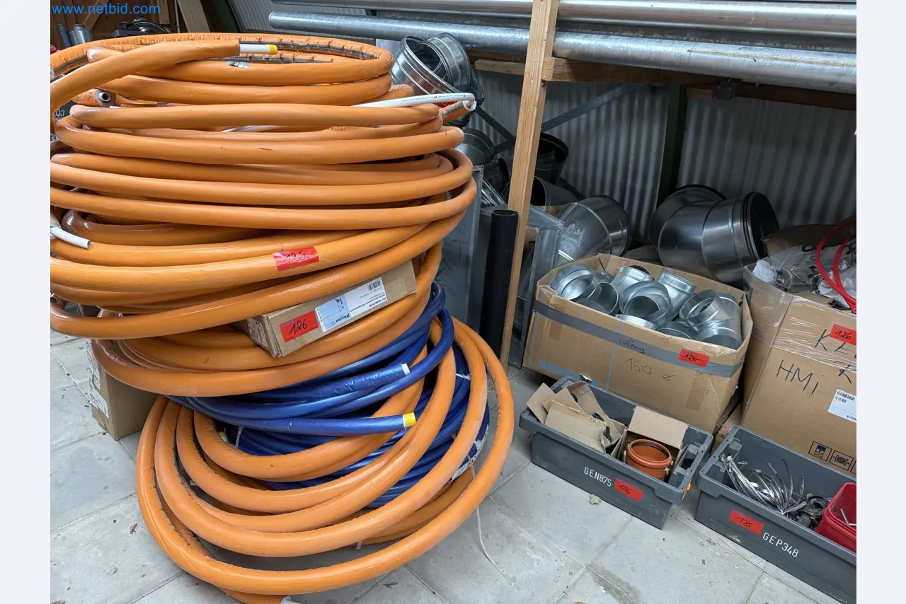 Vehicles and material stocks of a plant construction company-23