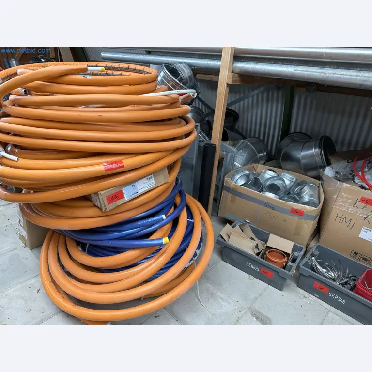 Vehicles and material stocks of a plant construction company-23