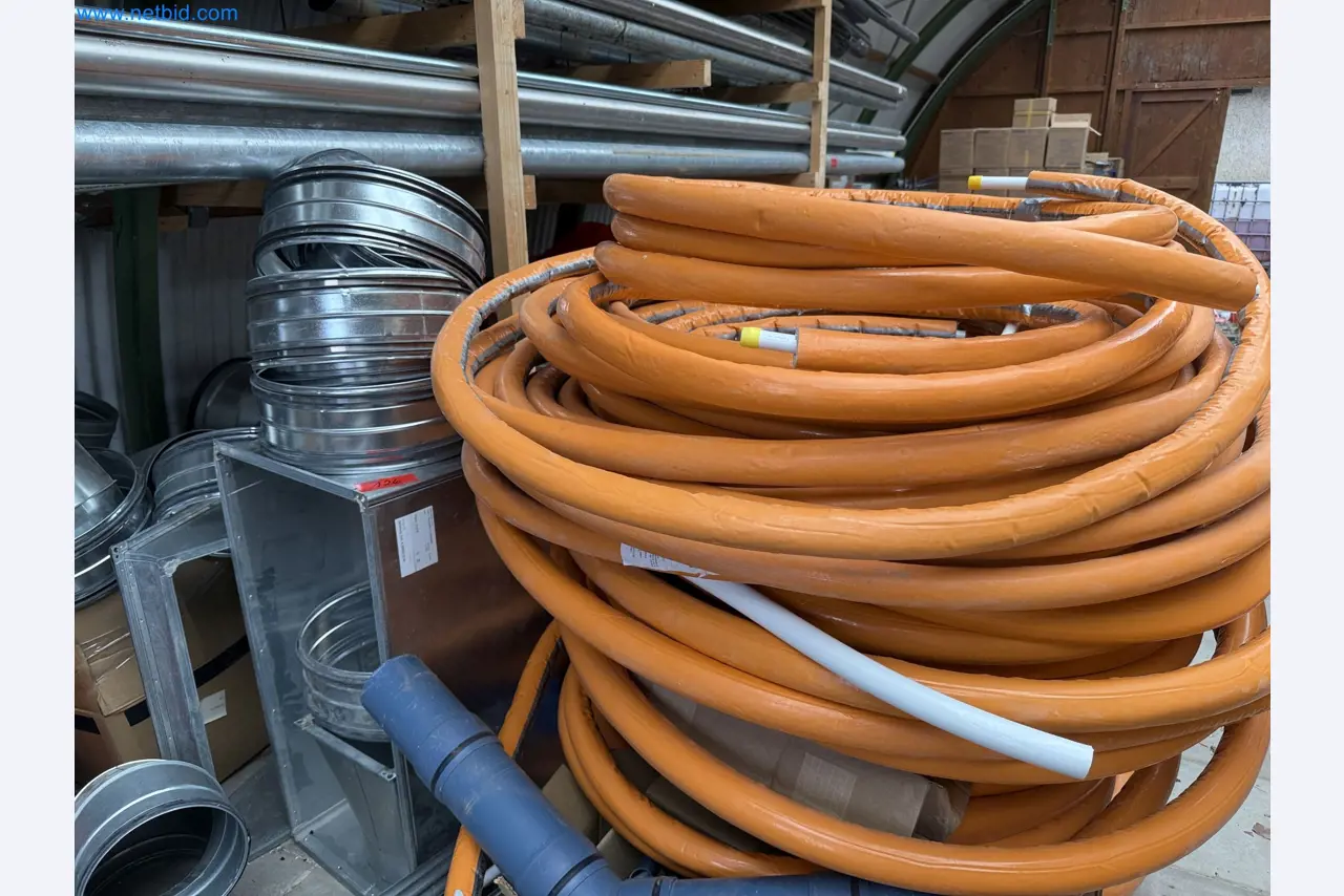 Vehicles and material stocks of a plant construction company-24