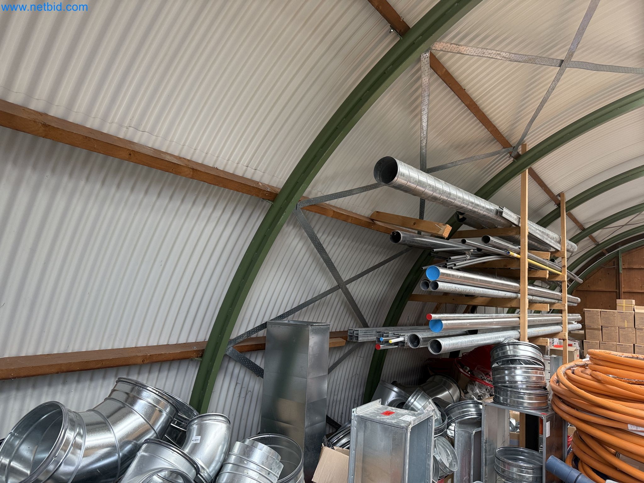 Vehicles and material stocks of a plant construction company-35