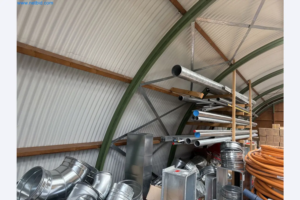 Vehicles and material stocks of a plant construction company-35