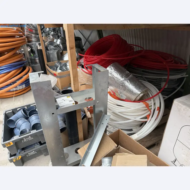 Vehicles and material stocks of a plant construction company-7