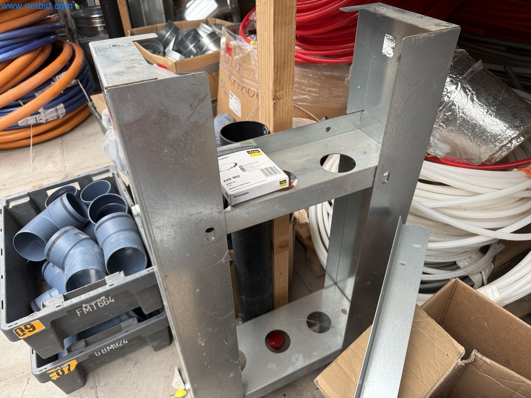 Vehicles and material stocks of a plant construction company-8