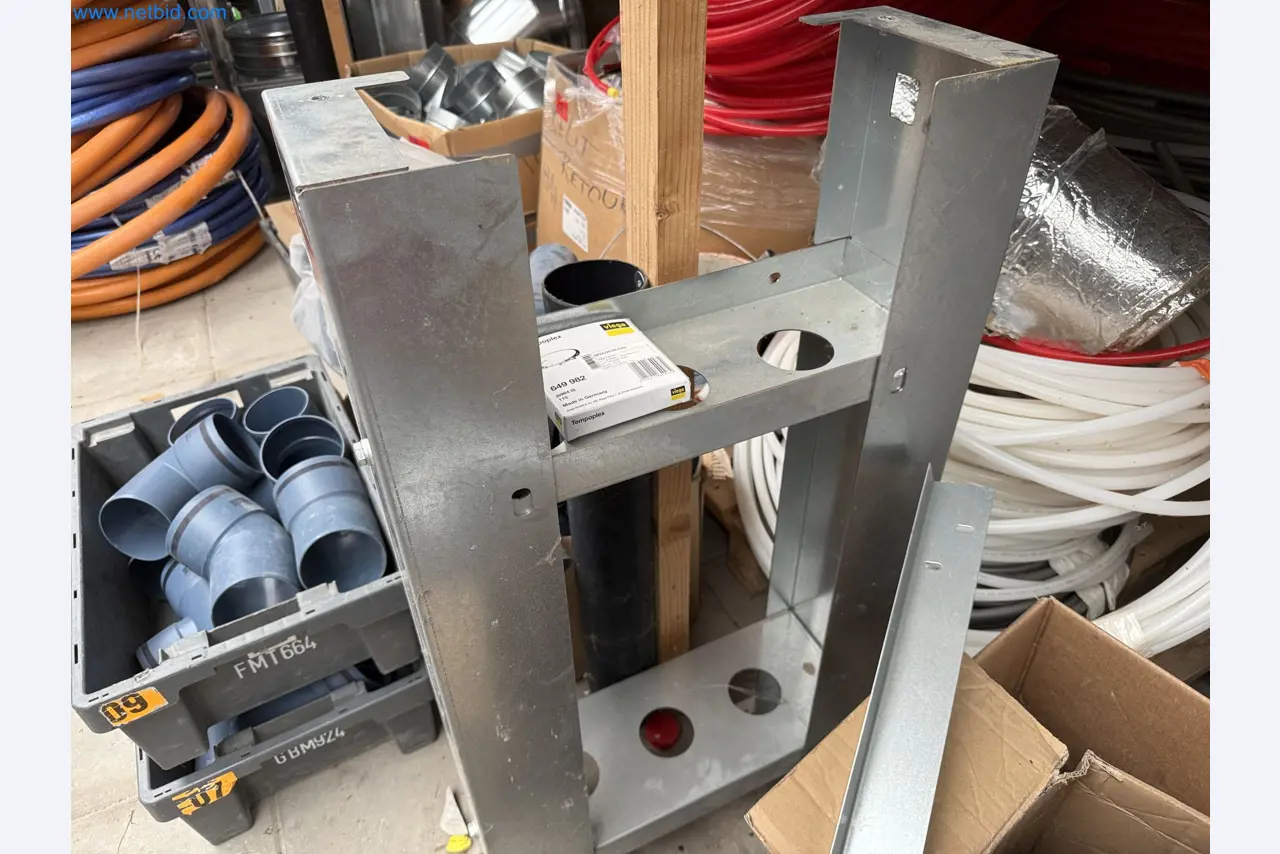 Vehicles and material stocks of a plant construction company-8