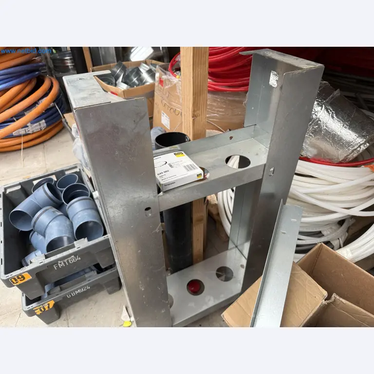 Vehicles and material stocks of a plant construction company-8