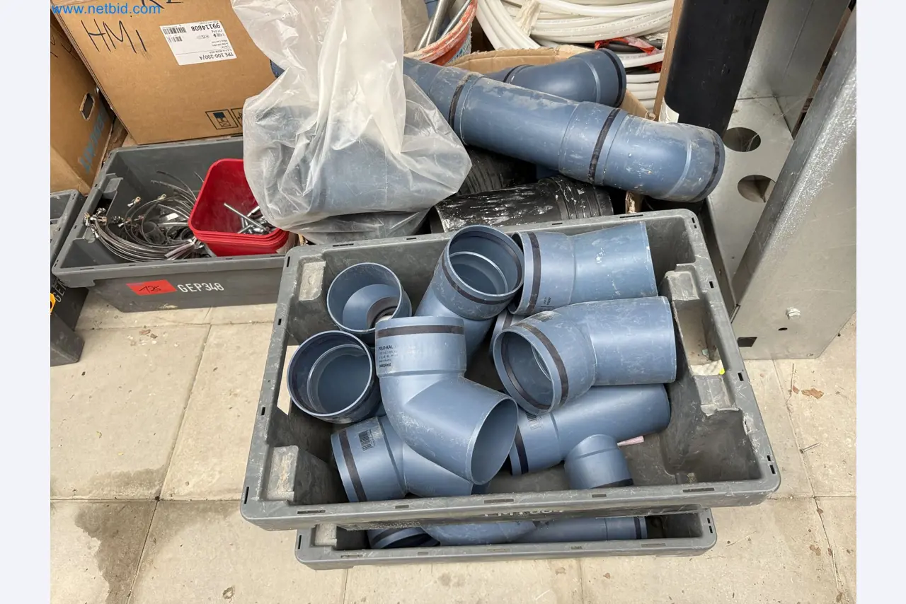 Vehicles and material stocks of a plant construction company-9