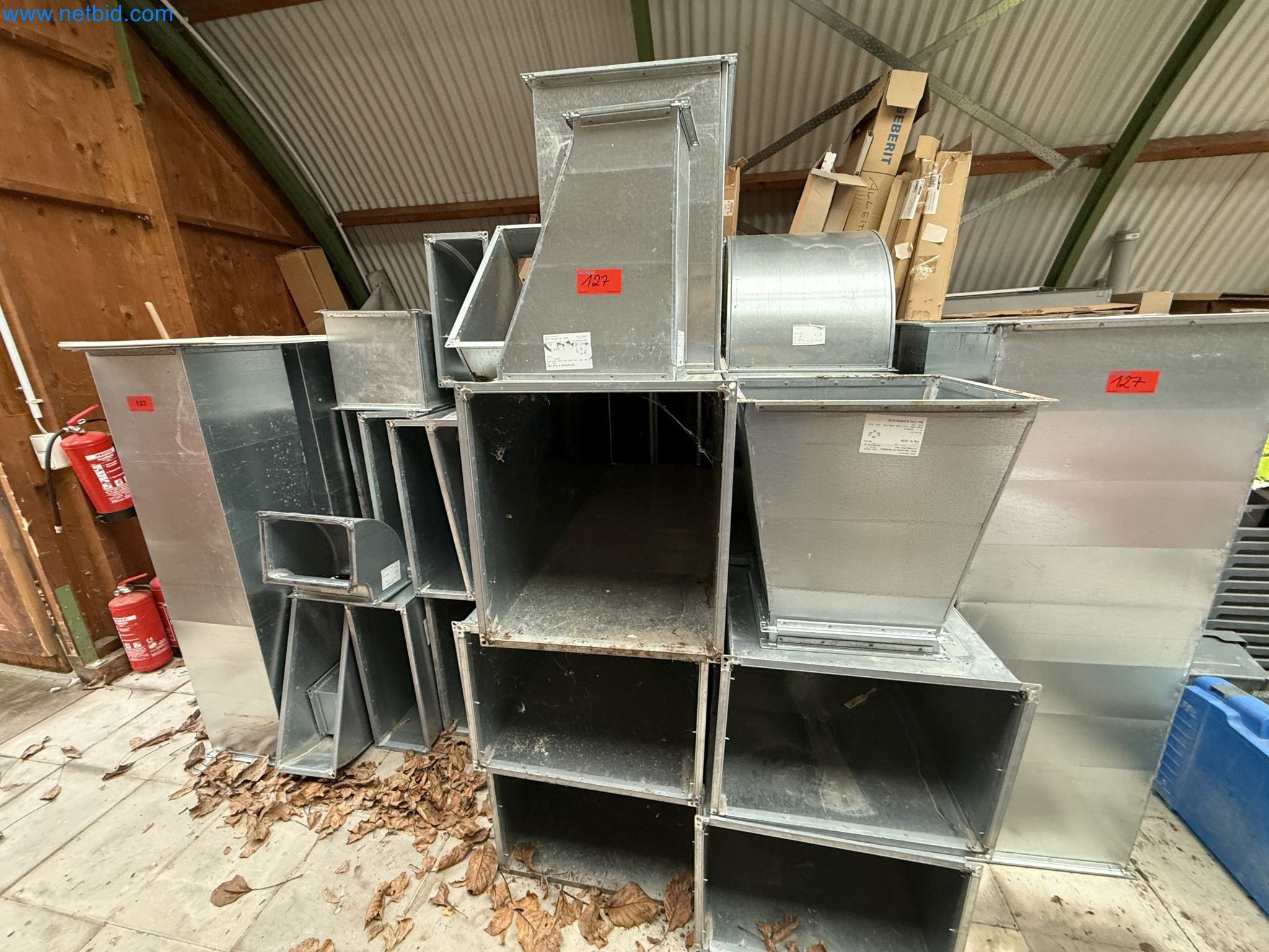 Vehicles and material stocks of a plant construction company-2