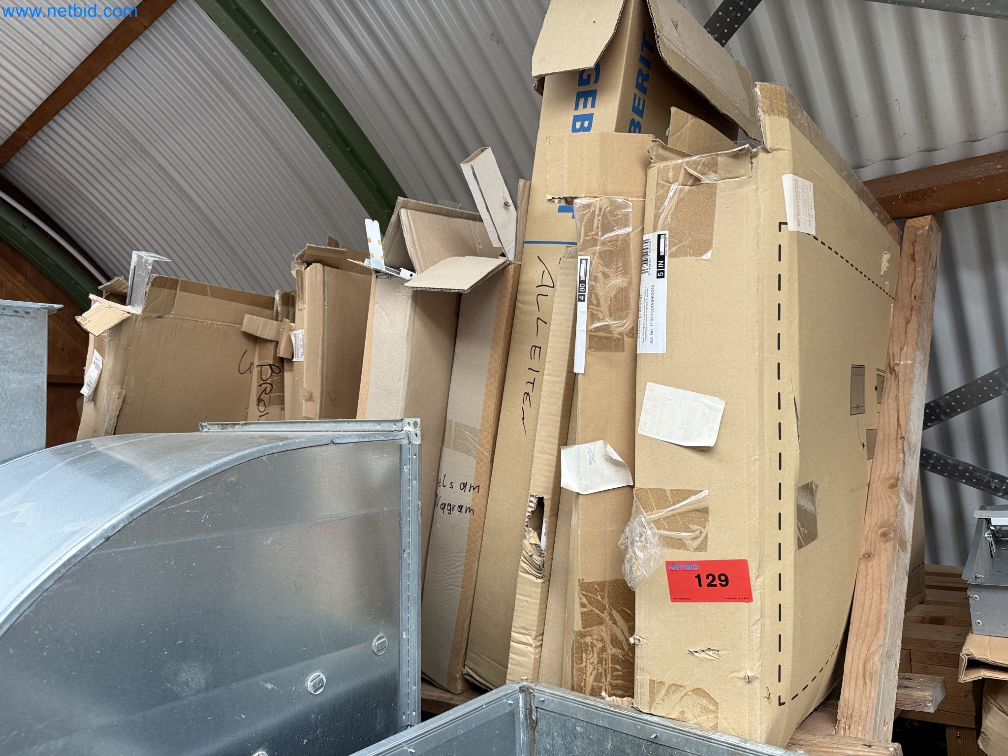 Vehicles and material stocks of a plant construction company-10