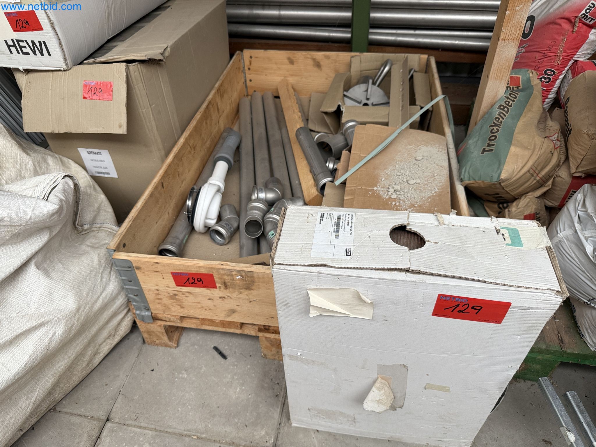 Vehicles and material stocks of a plant construction company-18