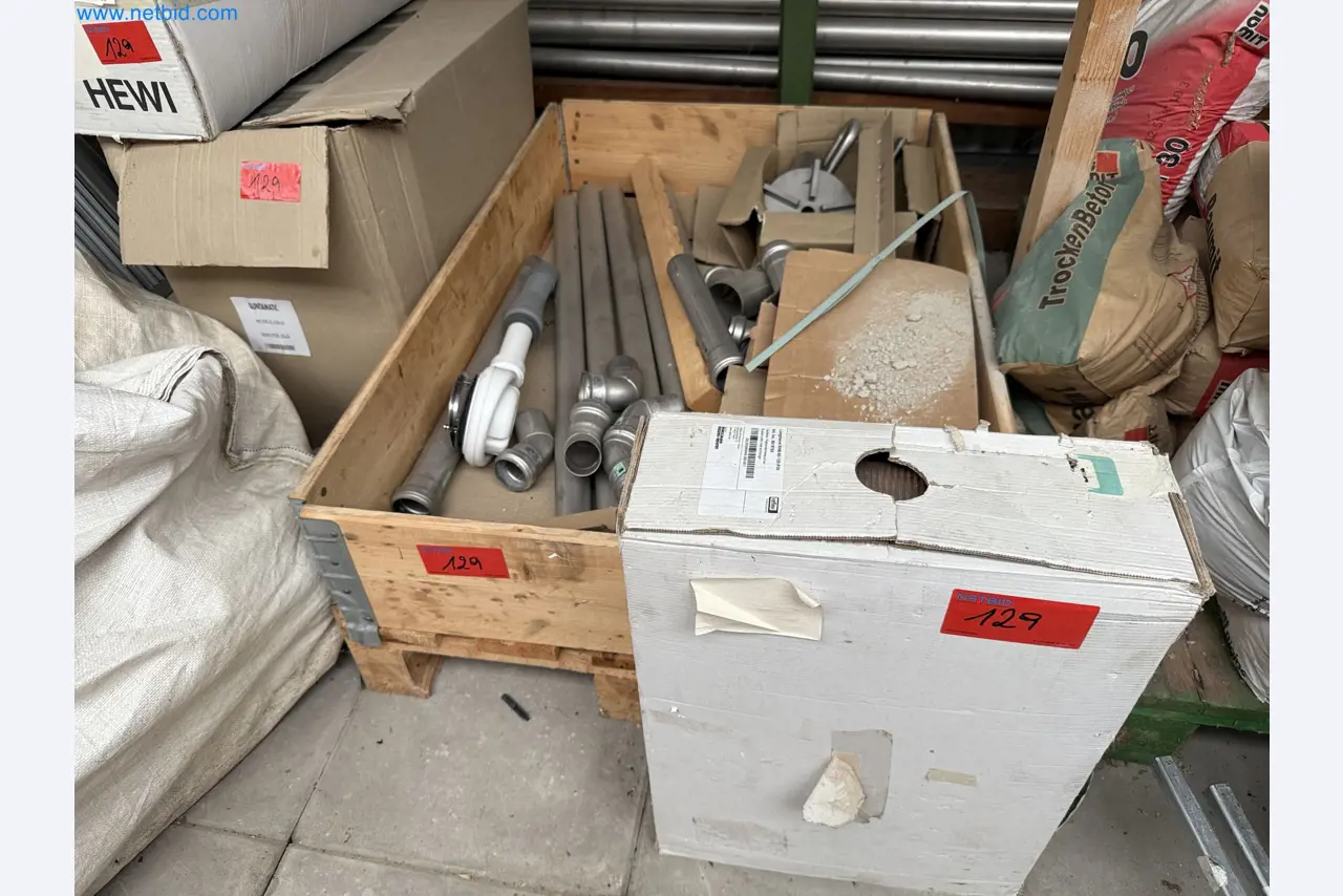 Vehicles and material stocks of a plant construction company-18