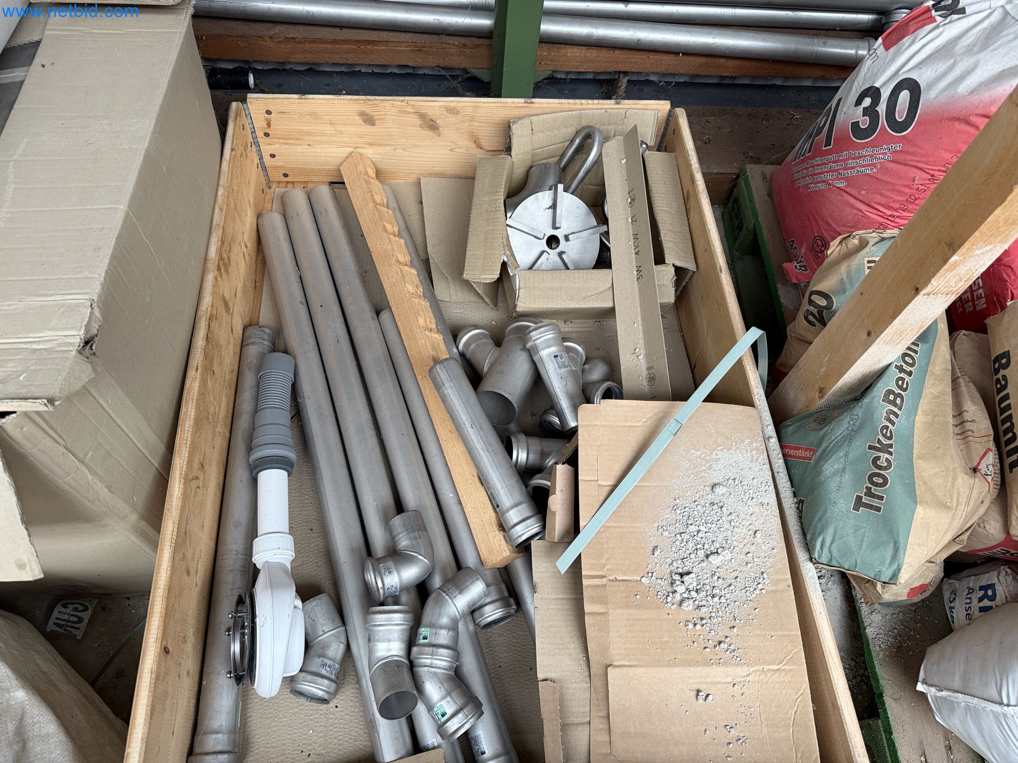 Vehicles and material stocks of a plant construction company-21