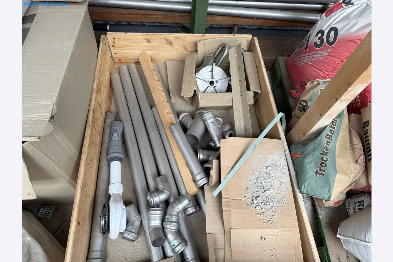 Vehicles and material stocks of a plant construction company-21