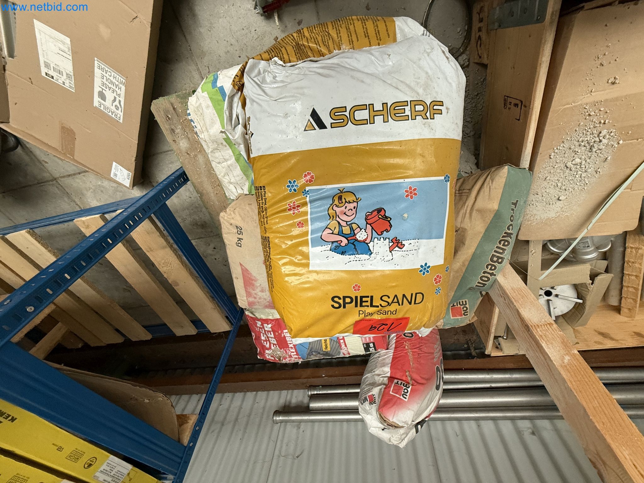 Vehicles and material stocks of a plant construction company-24