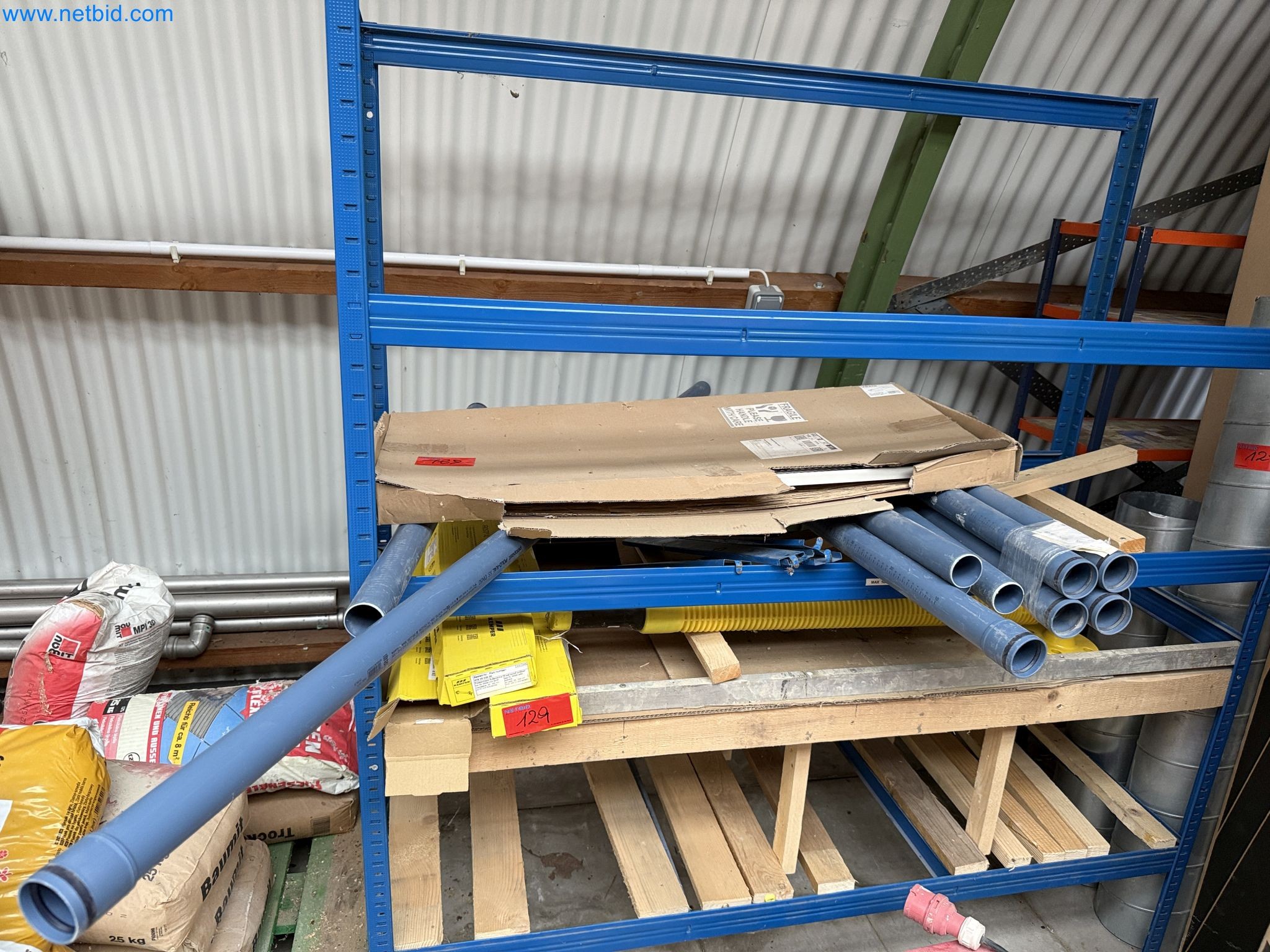 Vehicles and material stocks of a plant construction company-34