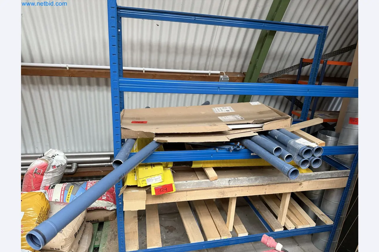 Vehicles and material stocks of a plant construction company-34