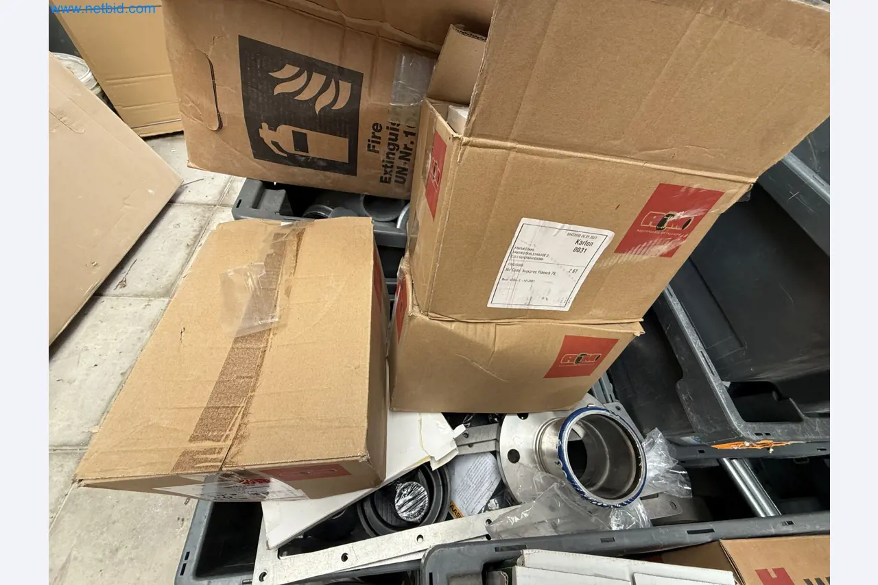 Vehicles and material stocks of a plant construction company-11