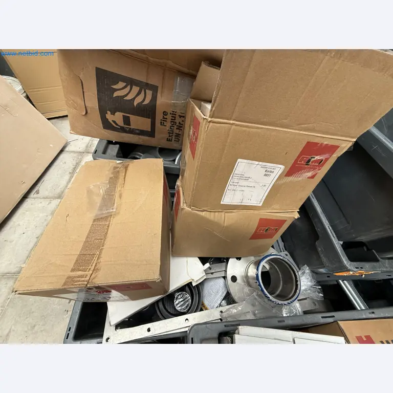 Vehicles and material stocks of a plant construction company-11