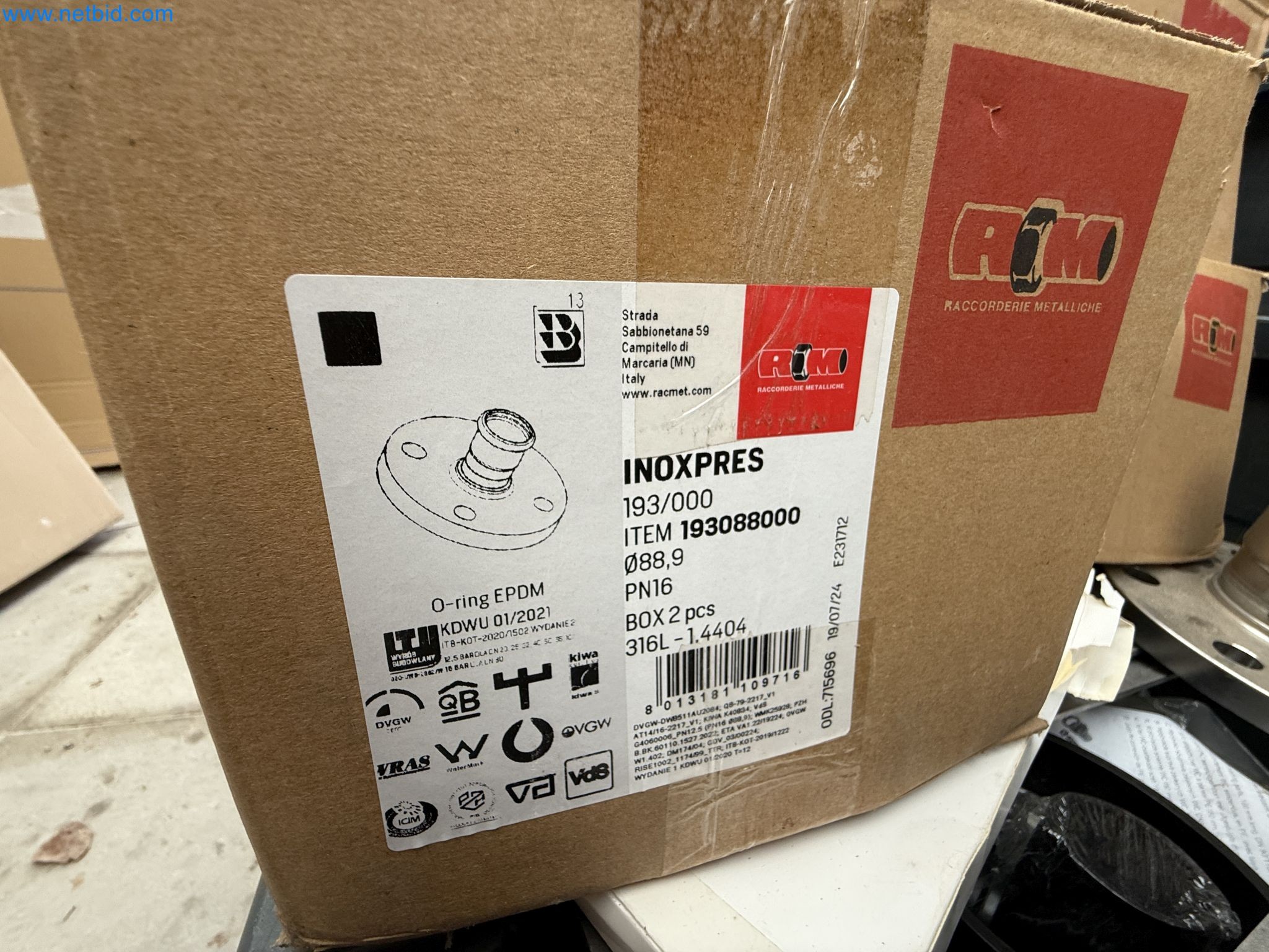 Vehicles and material stocks of a plant construction company-13