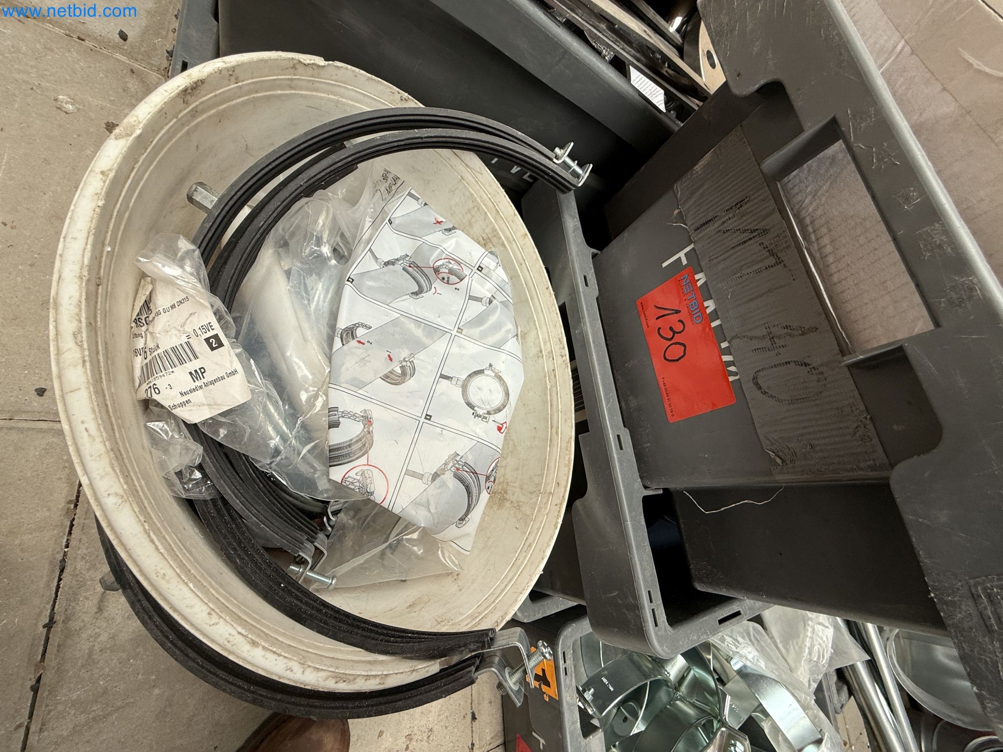 Vehicles and material stocks of a plant construction company-14