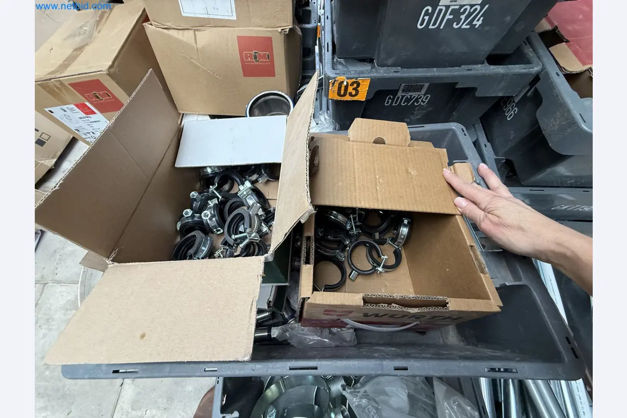 Vehicles and material stocks of a plant construction company-16