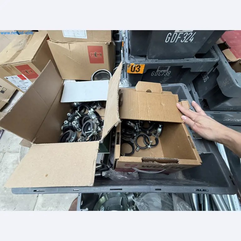 Vehicles and material stocks of a plant construction company-16