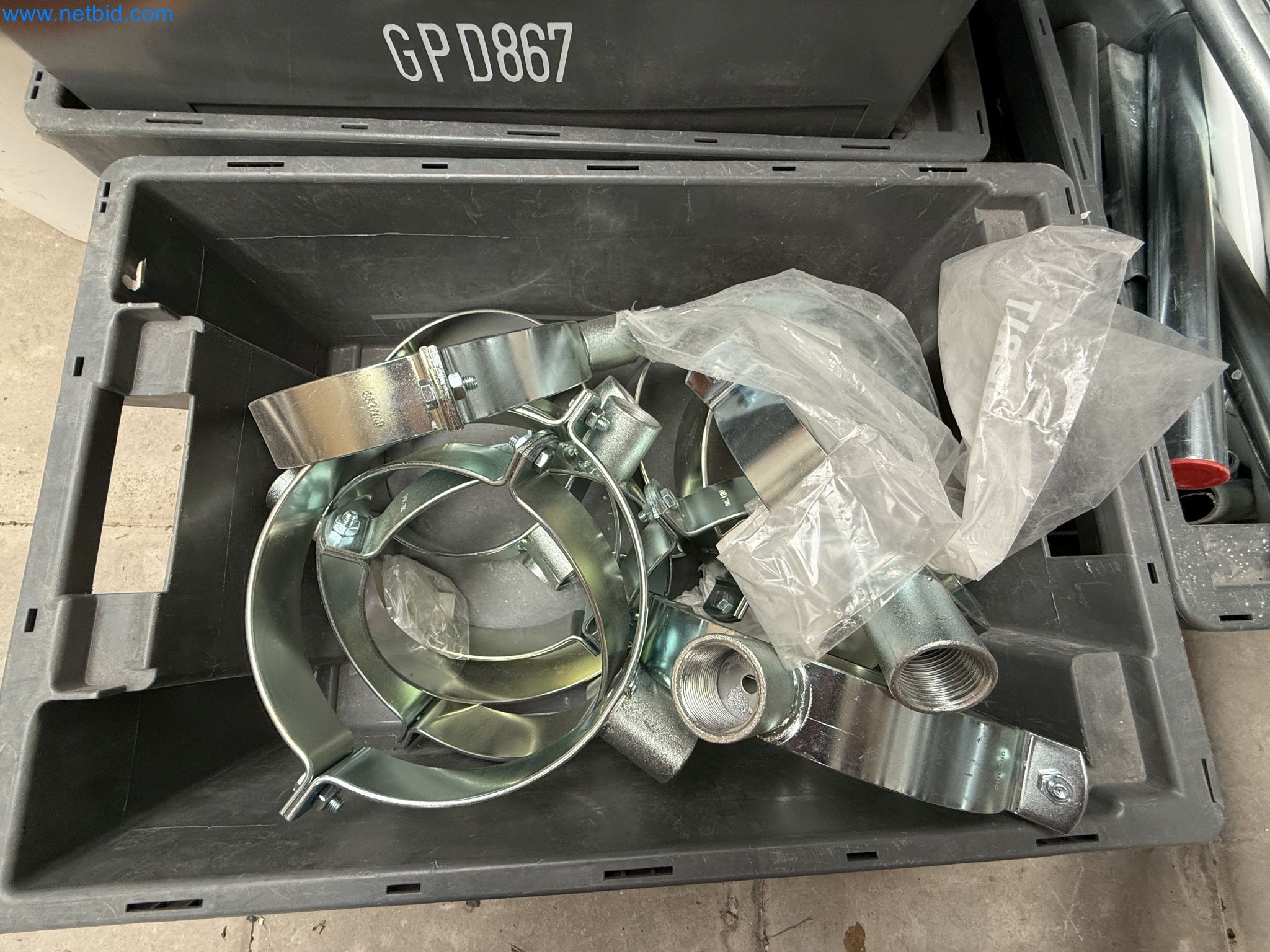 Vehicles and material stocks of a plant construction company-17