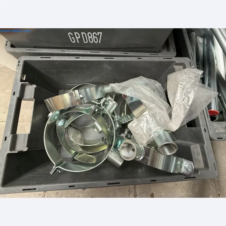 Vehicles and material stocks of a plant construction company-17