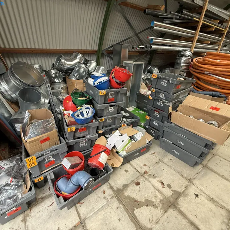 Various materials items