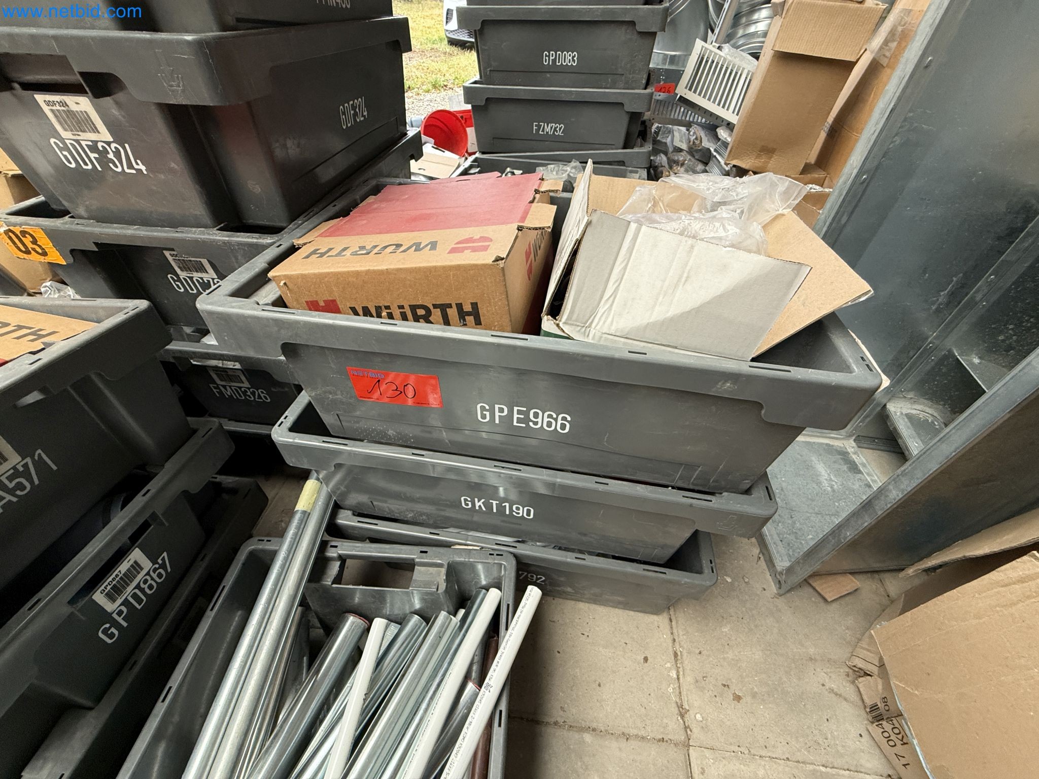 Vehicles and material stocks of a plant construction company-20