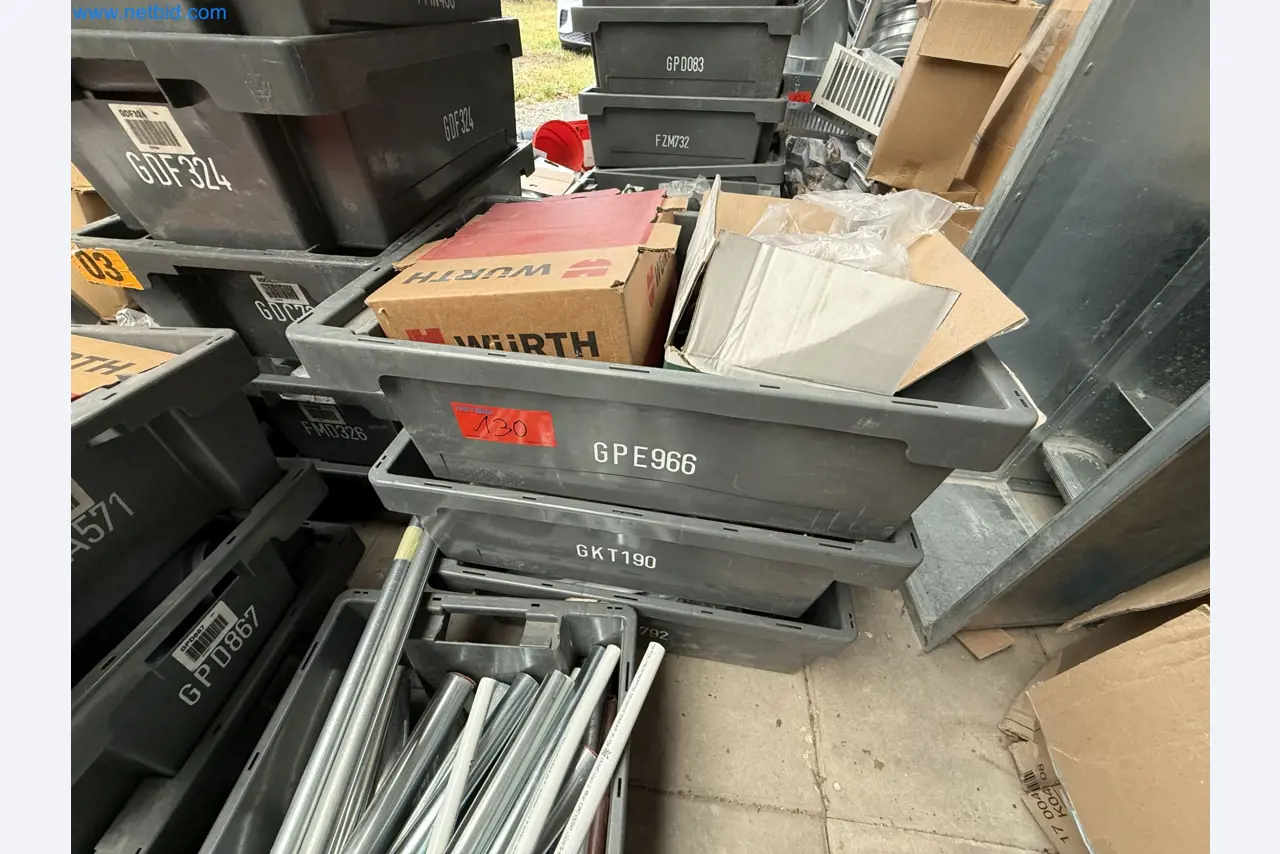 Vehicles and material stocks of a plant construction company-20