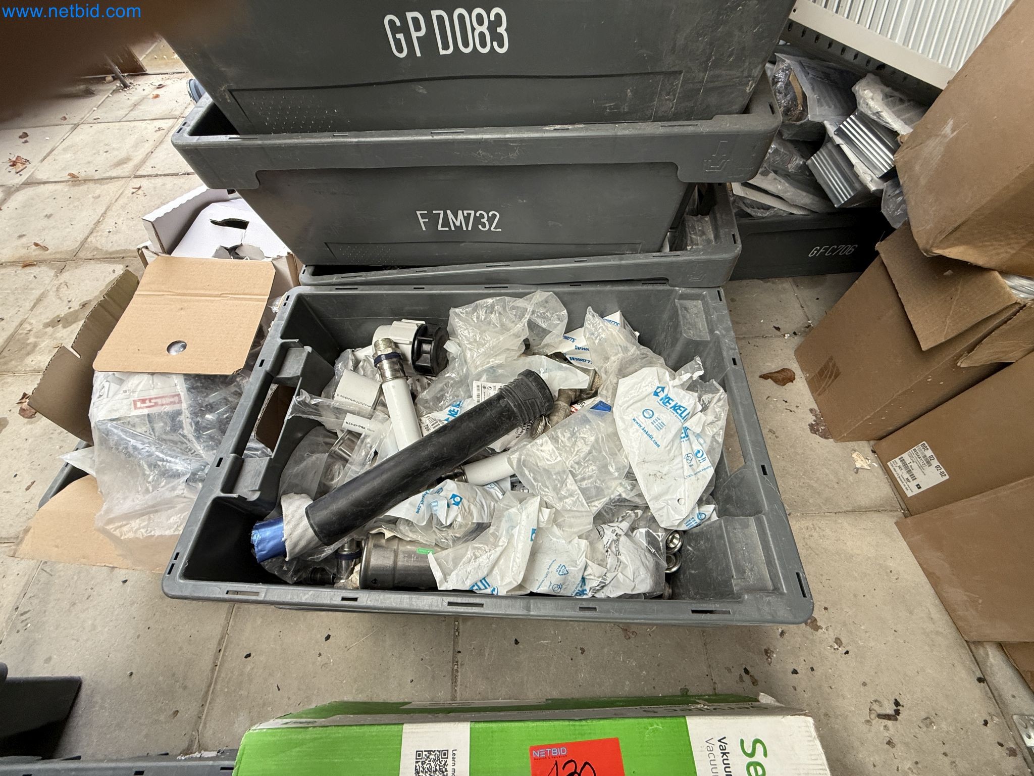 Vehicles and material stocks of a plant construction company-21