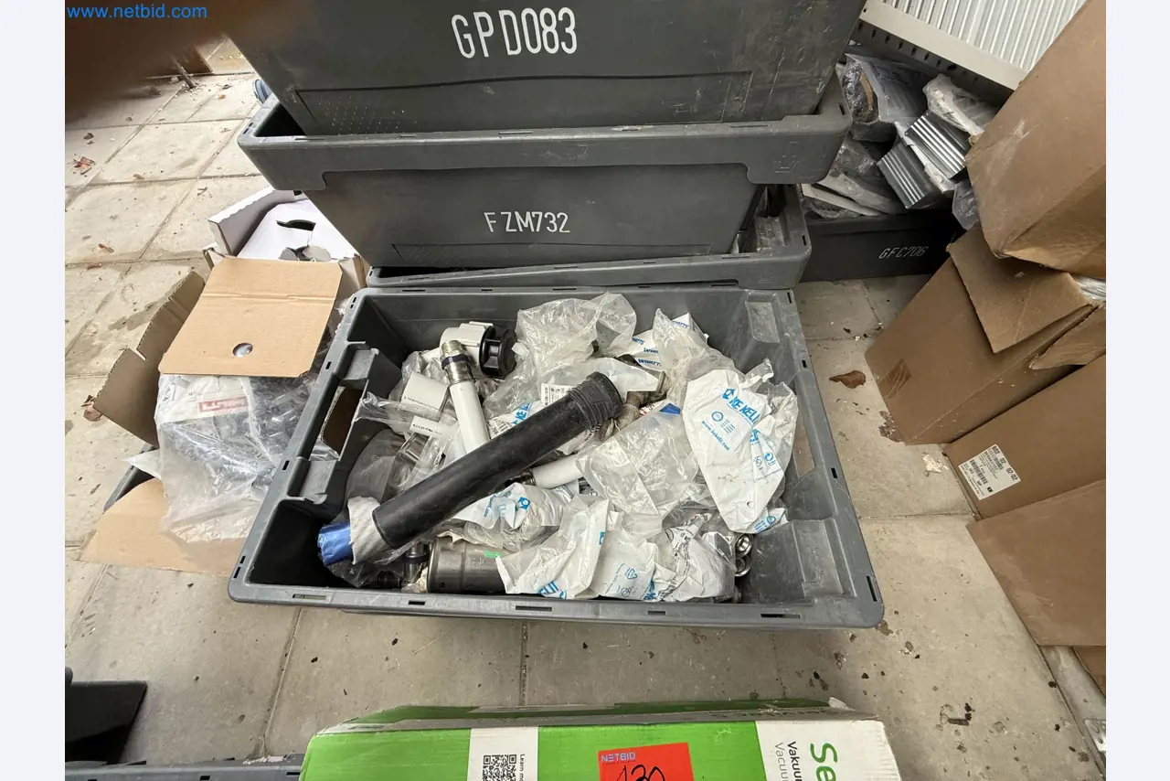 Vehicles and material stocks of a plant construction company-21